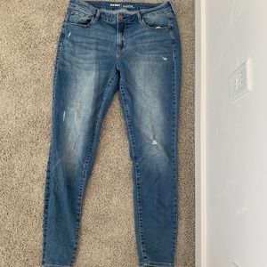 Old navy rockstar lightly distressed jeans